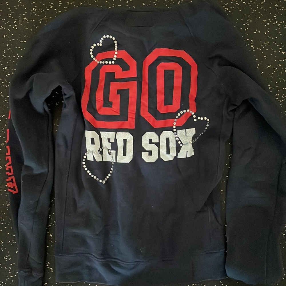 VS - PINK red socks hoodie